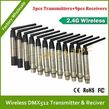 DHL/EMS 2.4 г Беспроводной DMX512 trantransmitters DMX512 Беспроводной приемники DMX512 Беспроводной консоли