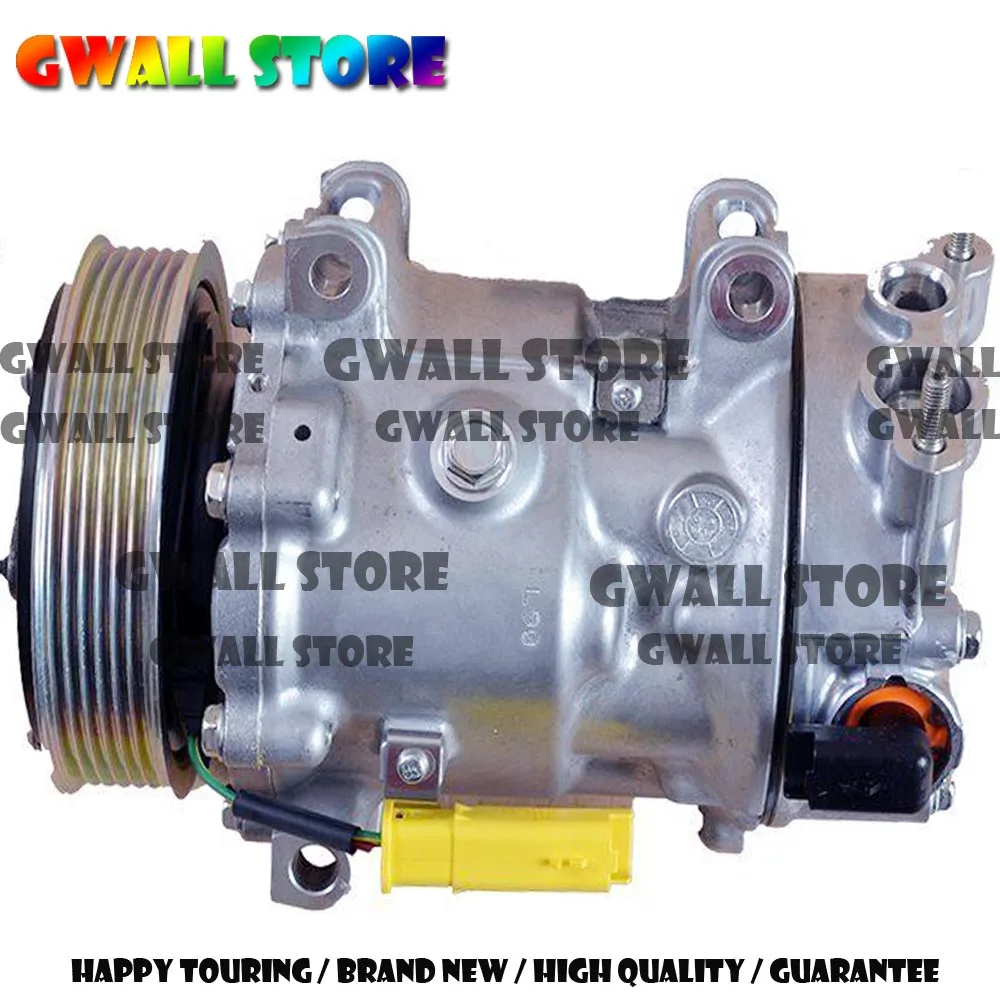 

New Auto AC Compressor For Citroen Berlingo B9 C4 C5 For Peugeot 3008 307 508 6453QL 6453QN 6453TP 8FK351 3341711 1274911