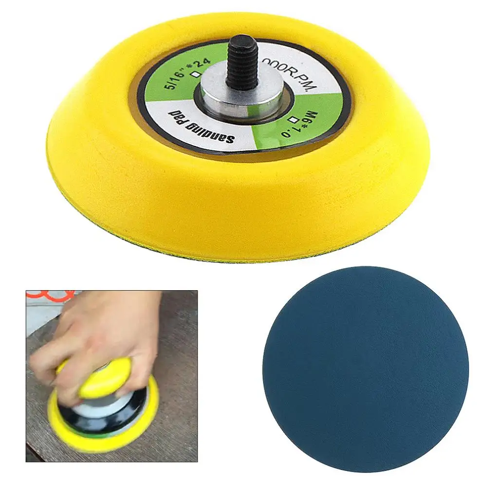 3 Inch Professional 12000RPM Double acting Random Orbital Sanding Pad