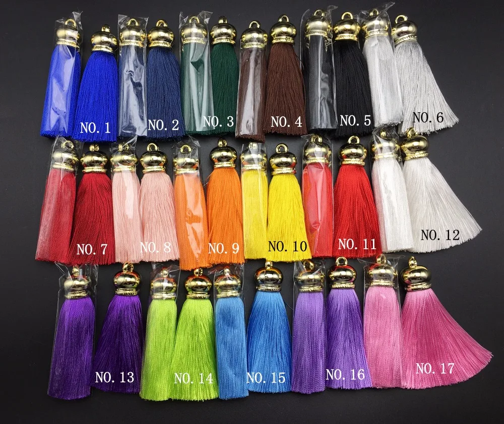 Chengrui L07, 7 Cm, Rumbai, Sutra Rumbai, Hiasan, Jumbai untuk Pakaian, fringe Tirai Kerajinan Jumbai, Bayangan Gorden 1 Pcs/Tas