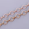 1m 8mm round closed connection chain brass handmade necklace, chain accessories charm accessories DIY discovery accessories ► Photo 3/6