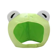 Мужская и женская зимняя шапка из полиэстера, новинка, для взрослых, плюшевая, белая и зеленая, шапка с ушками животных, головные уборы, зимние, Muts