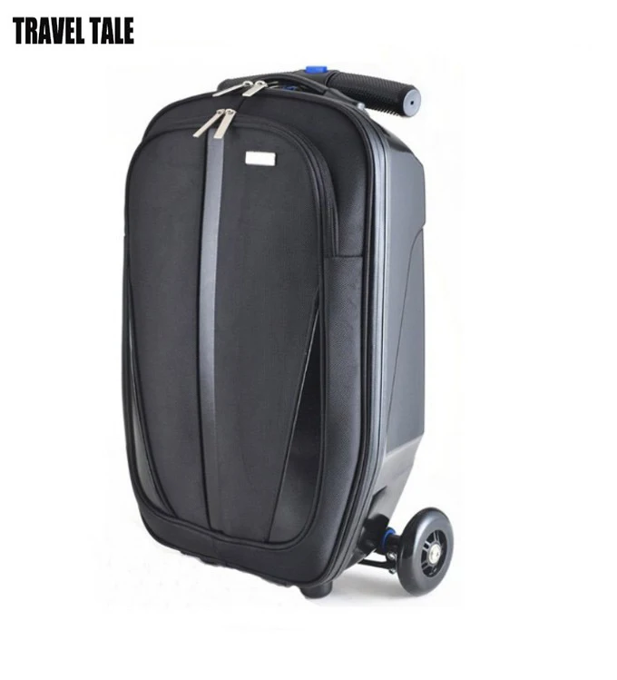 TRAVEL TALE Free shipping brand travel skateboard scooter suitcase luggage with kickboardin