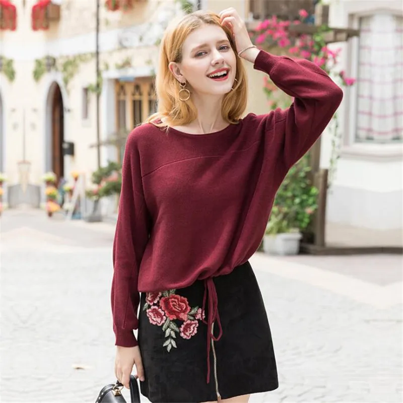 

Autumn Elasticity Women Solid Sweater 2018 Fall Winter Fashion Sweater Women Slim Sexy High Bottoming Knitted Pullovers