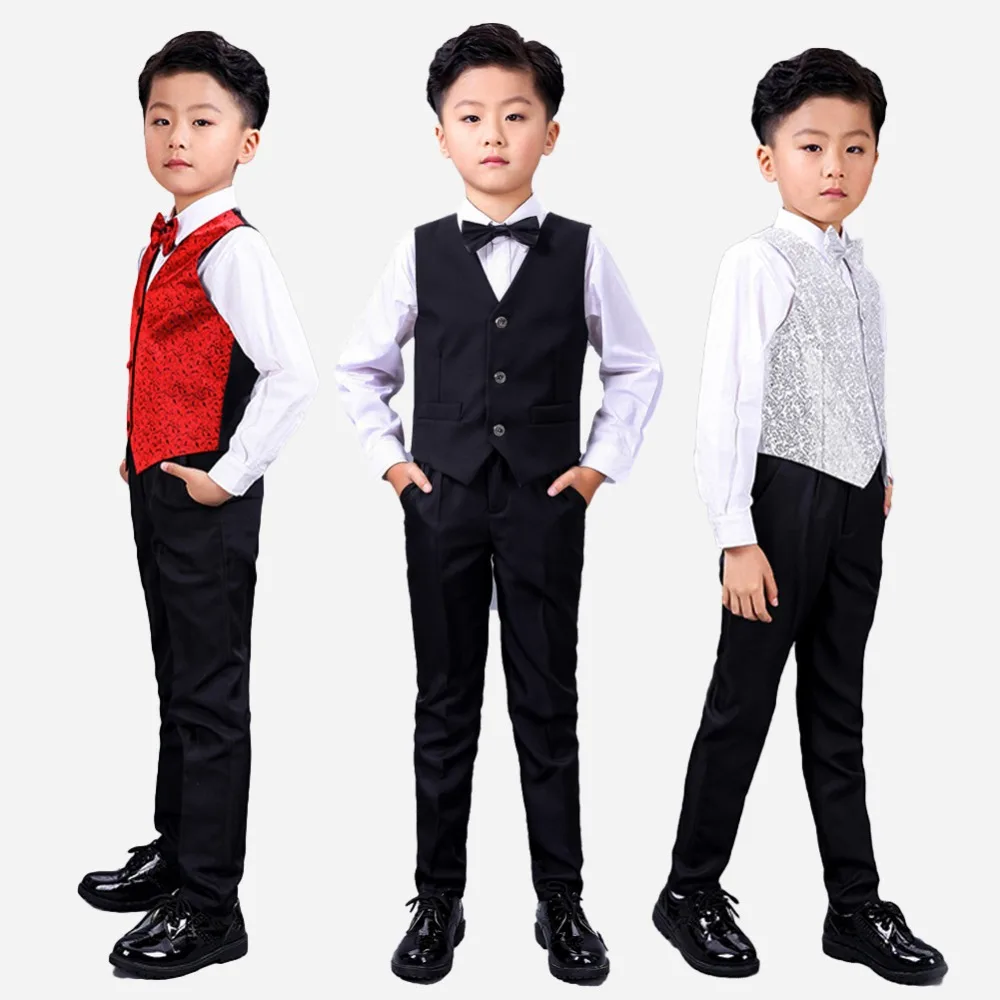 Buy Boys 4 Piece Suit Set Wedding/ Birthday Party