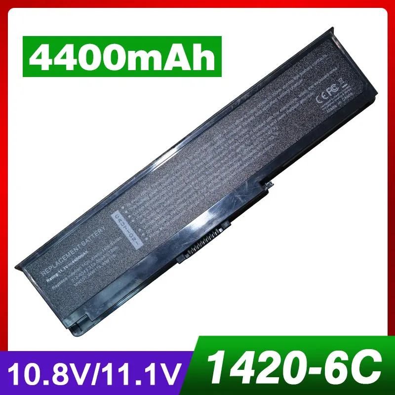 4400 мАч батарея для ноутбука Dell Inspiron 1420 Vostro 1400 nr433 ww116 ww118 0ft080 0mn151 0ww116 0ww118 312-0543 312-0584