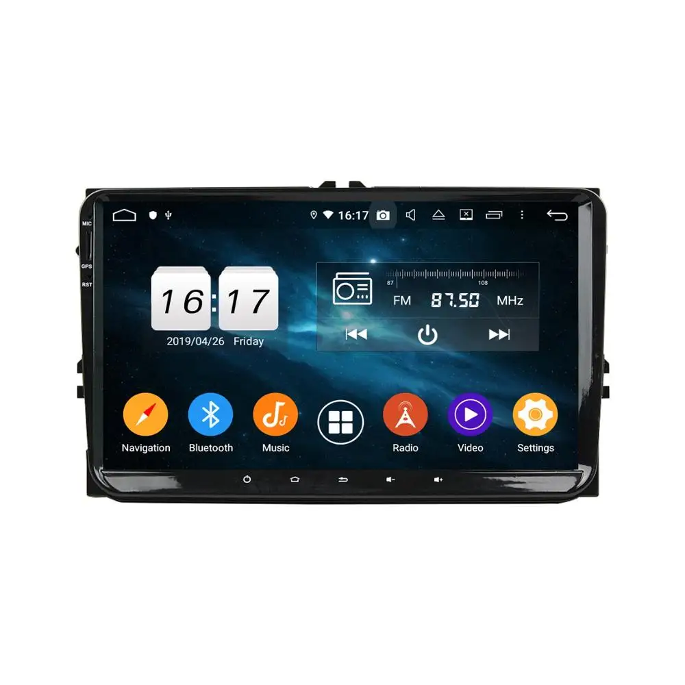 Автомобильный DVD плеер PX6 4 Гб + 64 ГБ 9 дюймов Android 10 0 для VW Skoda Polo Passat CC Tiguan|car dvd player|dvd