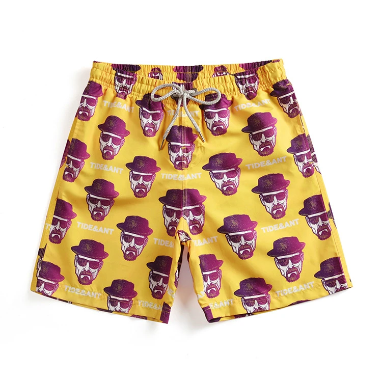 

Hot Sale Summer Plus Size Sports Sexy Bikini Mens Print Beach Shorts Quick Dry Swimsuit Swim Trunks Beachwear Running Swimwear