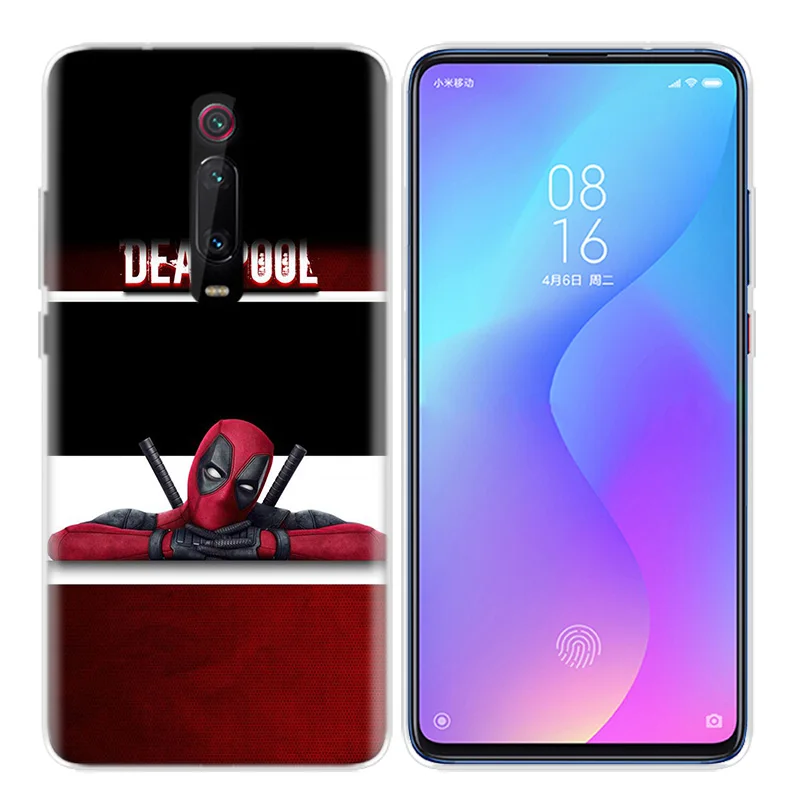 Силиконовый чехол для Xiao mi Red mi K20 Pro K20Pro Note 5 6 7 7A 6A mi A2 A1 8 Lite 9 S2 Pocophone F1 Deadpool Dead Pool Funny