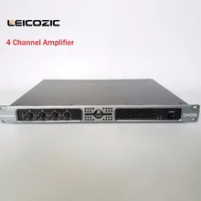 Leicozic цифровой усилитель 800 Вт* 2 мостовой мощности DX4250 4 Канальные усилители усилитель класса d 1u усилители мощности DJ сценический KTV караоке