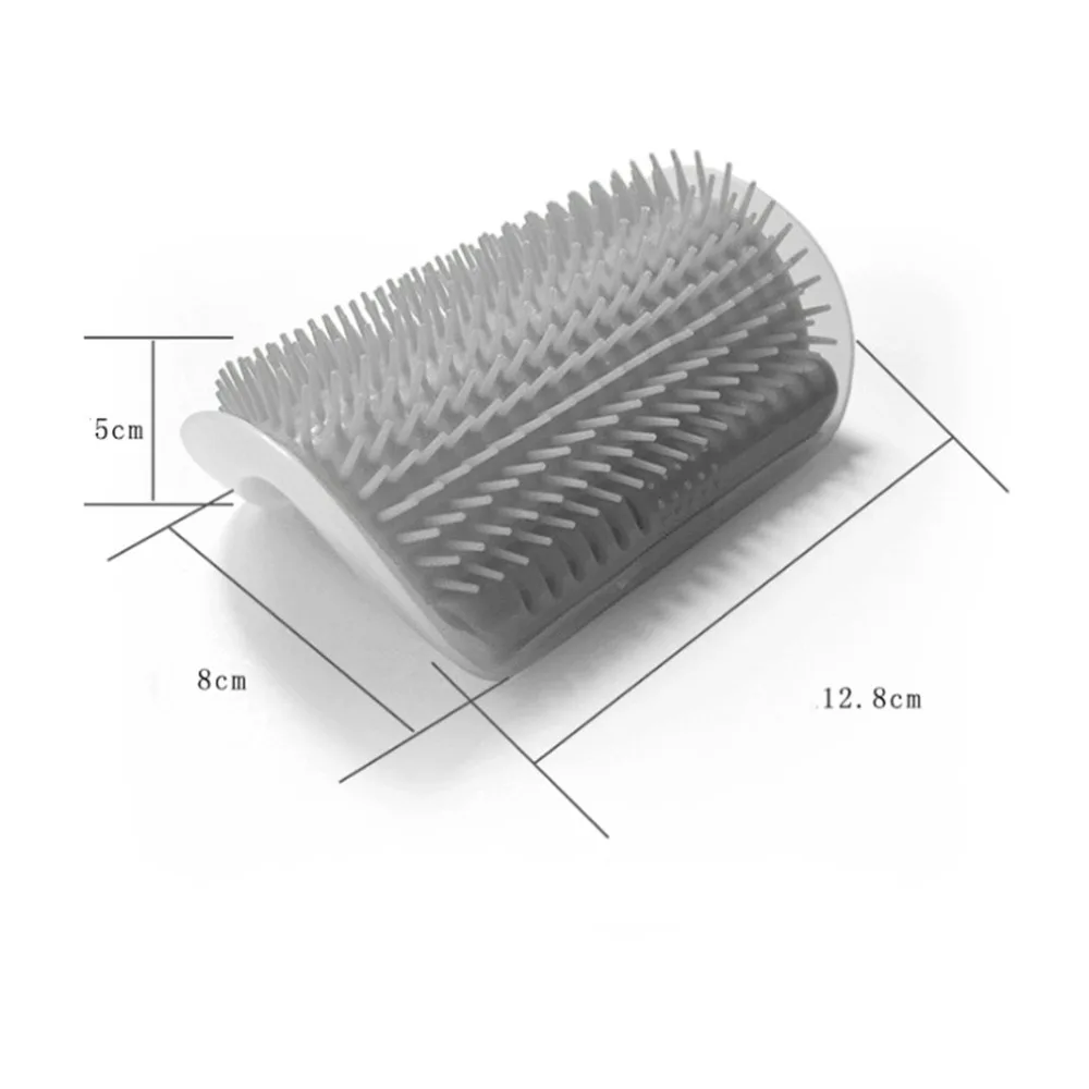 Кошачий Самостоятельная грумера кисти животных массаж устройства универсальный удаления волос кисти прочные ПЭТ угол стены Уход за лошадьми инструмент