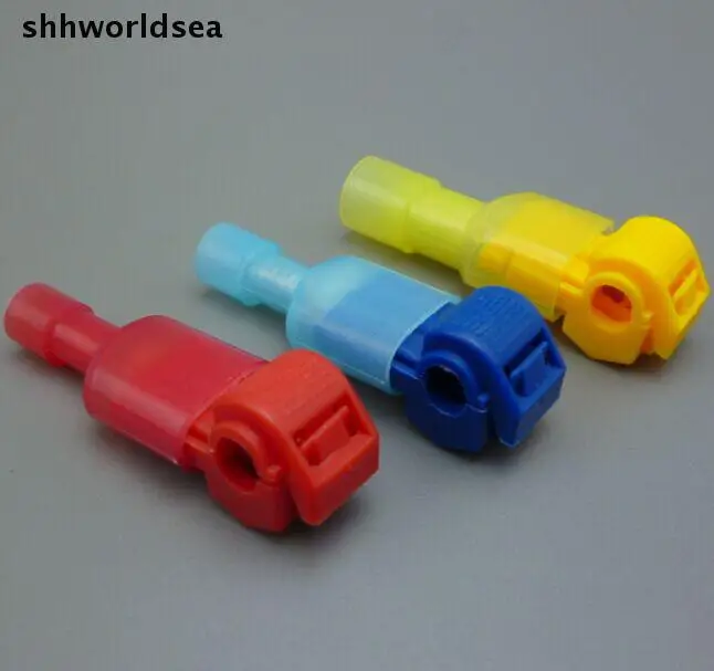 

shhworldsea 90pcs/lot Scotch Lock Quick Splice Wire Connectors Terminals Crimp Electrical Car Audio 22-10AWG(0.5-6.0mm2) Wire