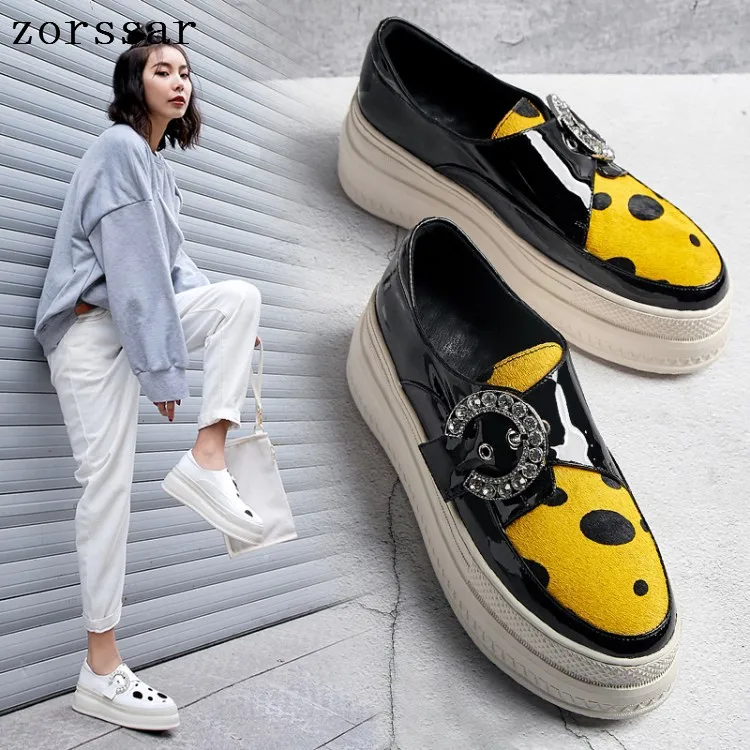 

Women Flat Platform Shoes Woman Loafers Fashion horsehair Women's Slip On Shallow Casual Shoes Women Flats zapatos de mujer