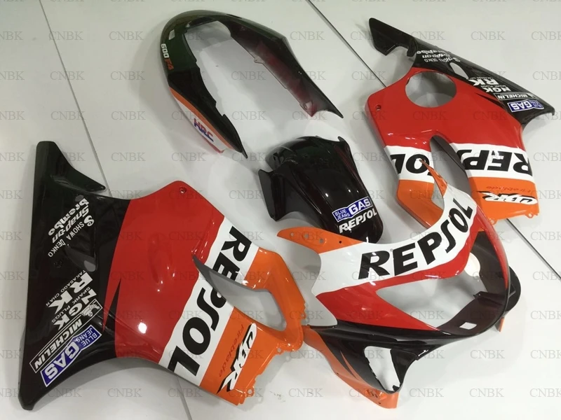 

for CBR 600 1999 - 2000 Fairings for Honda Cbr600 99 repsol Abs Fairing CBR600 F4 99 Plastic Fairings Unpainted