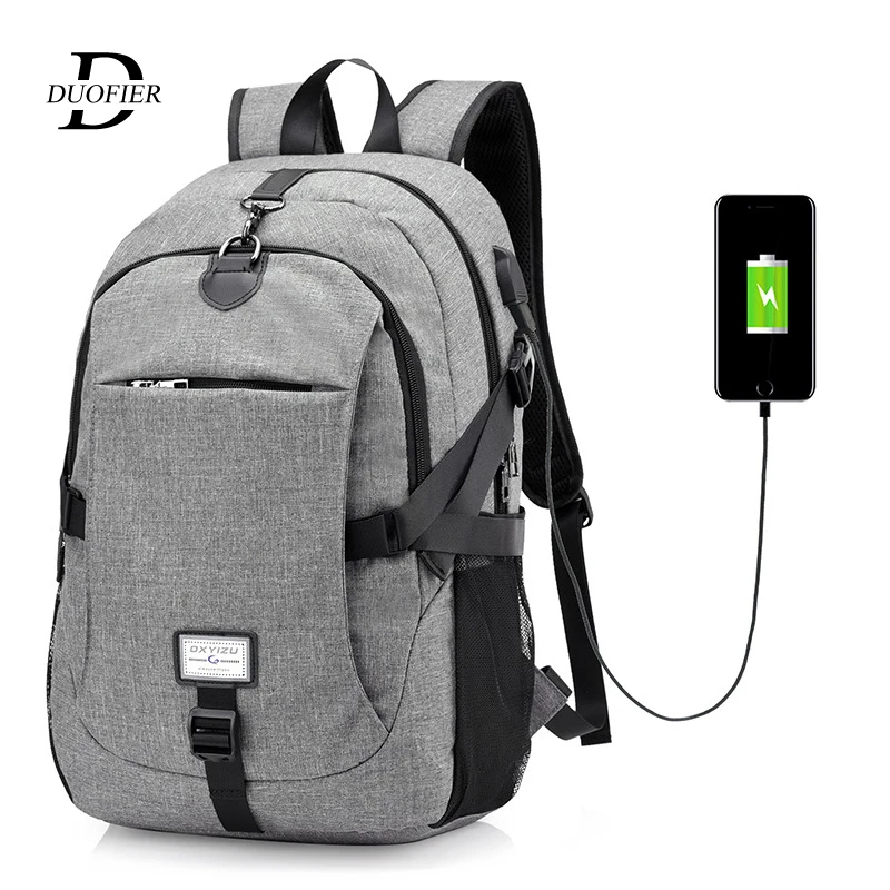 Мужской рюкзак для ноутбука, рюкзаки для компьютера с usb зарядкой, женские повседневные сумки, большие мужские деловые дорожные модные школьные сумки для мальчиков