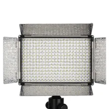 Pixel Sonnon DL-913 308 LED Wireless Group Control Brightness Adjustment LED Light Panel with Barn door Barndoor+ Power adapter
