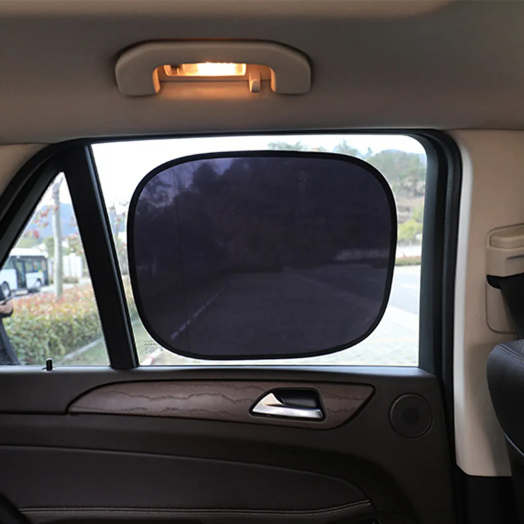 Автомобильный стиль, 2 шт., для малышей, для автомобиля, солнцезащитный козырек на заднее стекло, защита от УФ-лучей, для глаз, солнцезащитный козырек, 50X30 см