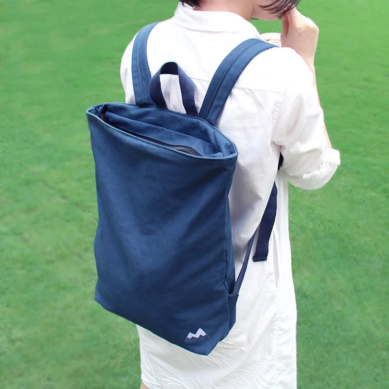 U PICK New product original fashion fresh canvas embroidery backpack