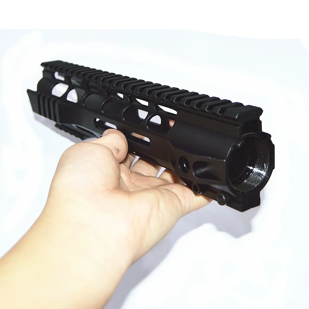 FIRECLUB " 10" 1" 15" дюймов MLOK Handguard бесплатный поплавок супер тонкий ar 15 Handguard Quad Rail для M4 M16 со стальной бочковой гайкой