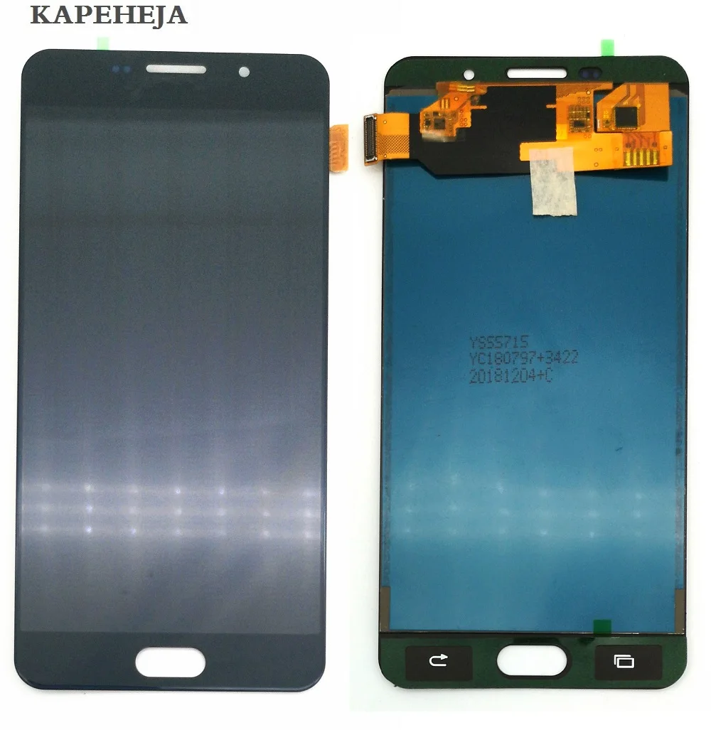 Goede Kan helderheid LCD Display Voor Samsung Galaxy A7 2016 A710 A7100 A710F A710M Lcd Touch Screen Digitizer Vergadering