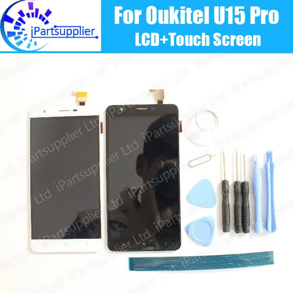 Oukitel U15 Pro ЖК-дисплей+ сенсорный экран ЖК-дигитайзер стеклянная панель Замена для Oukitel U15 Pro+ Инструменты+ клей