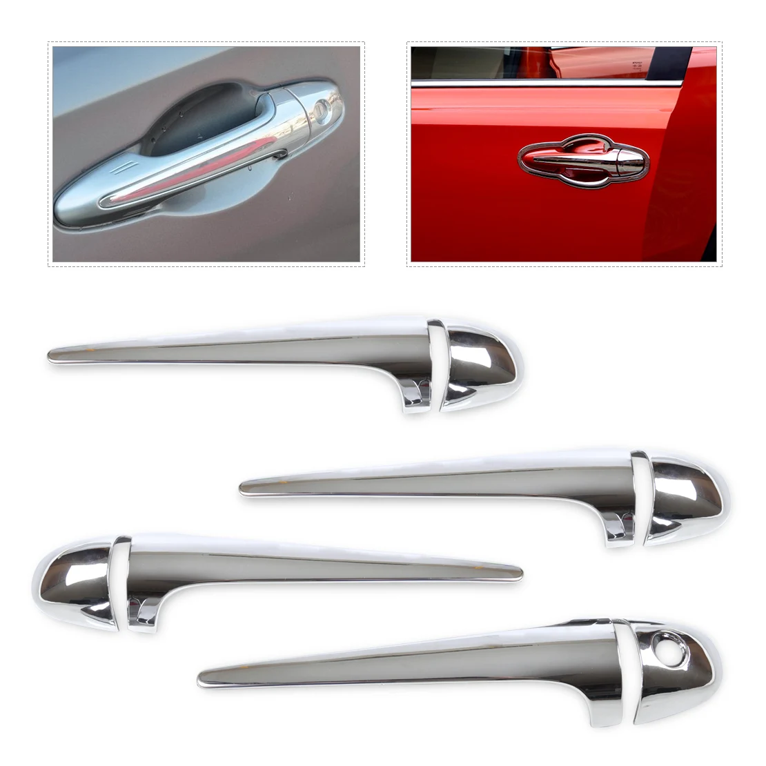 DWCX Car Styling ABS Plastic Chrome Exterior Door Handle