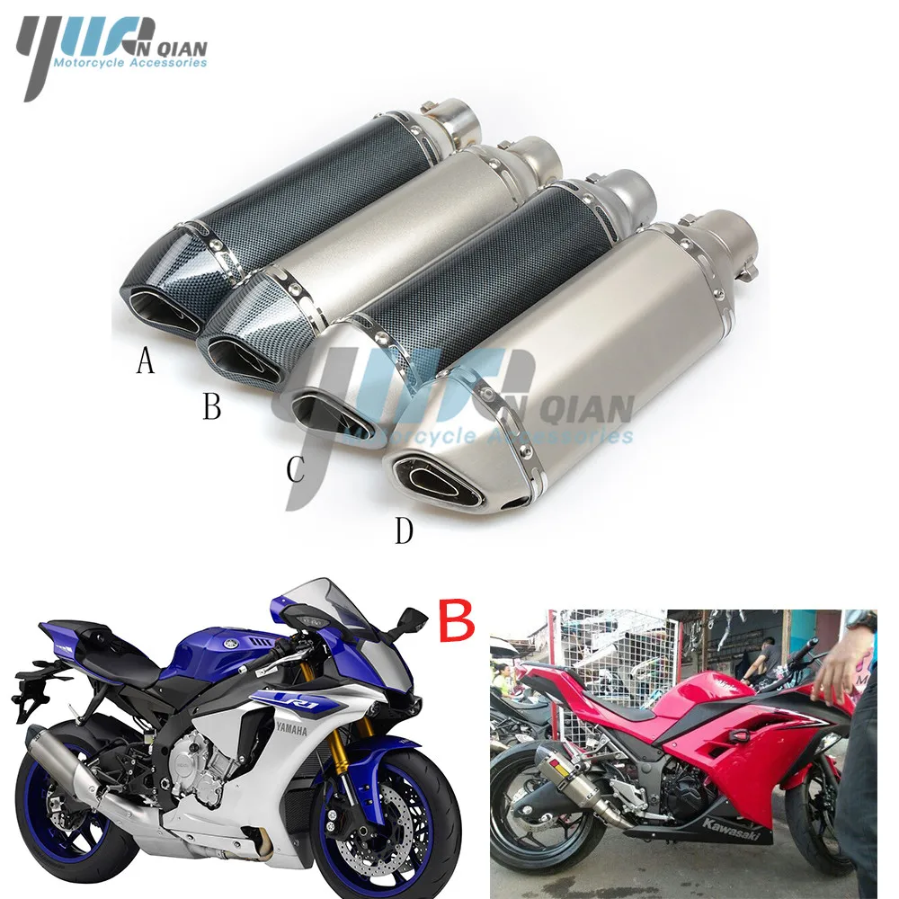 Motorcycle Scooter ATV Akrapovic Exhaust Muffler Pipe For FOR  DUCATI Monster795 EVO Monster 696 TRIUMPH 675