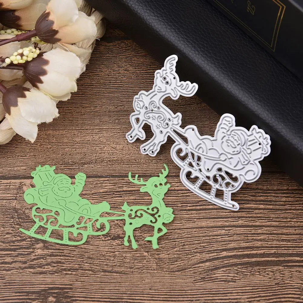 

2018 Christmas Cutting Dies DIY Scrapbooking Paper Santa Craft Handmade Handbook Decoratio Elk Tree Halloween Pumpkin