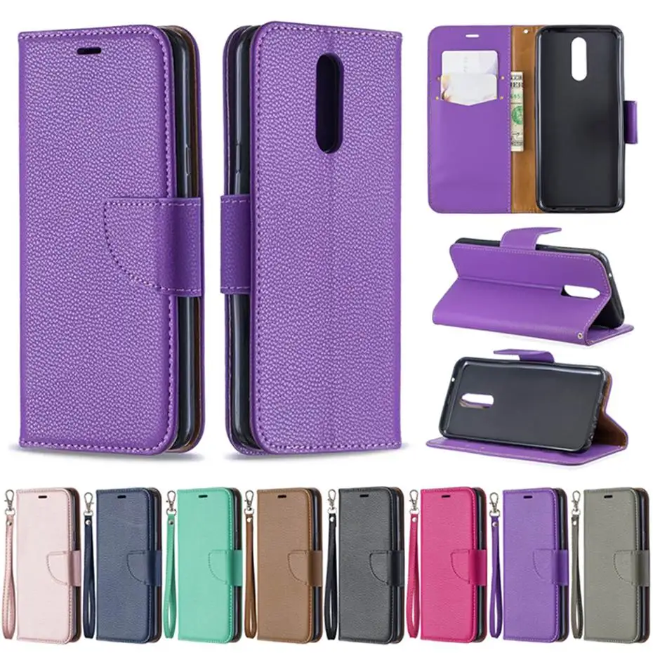 

K40 PU Leather Flip Case for LG K40 K 40 Stripes Wallet Case For LG K40 PU Leather Cover Funda Capa