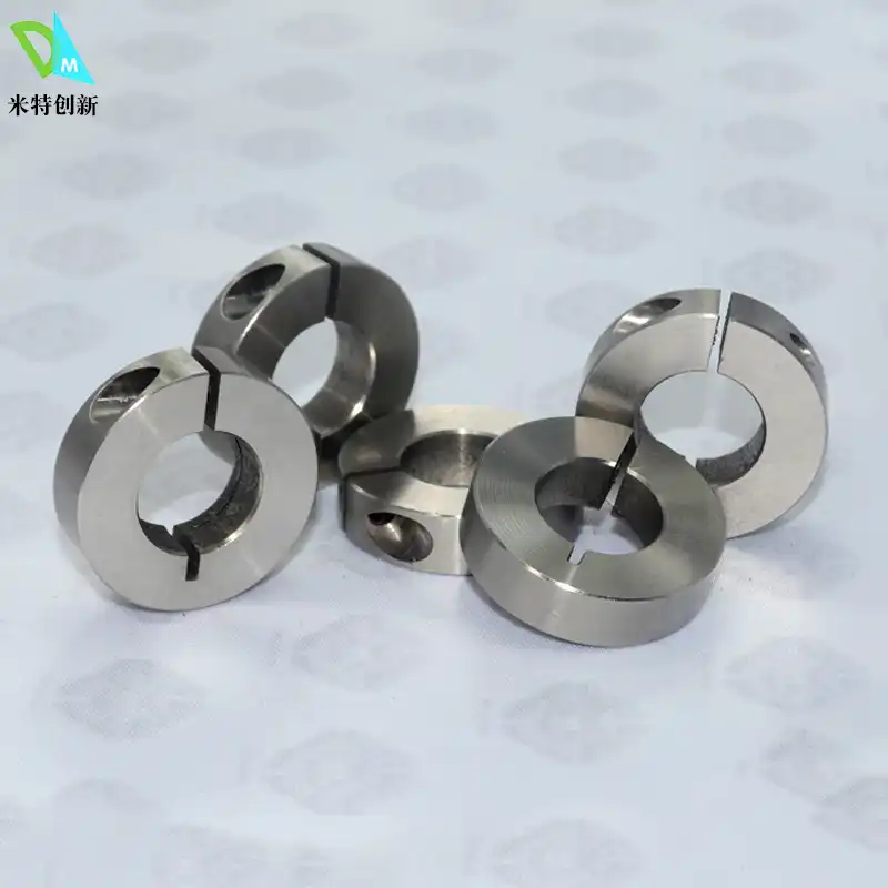 Fixed ring slit/spilt optical bearing carbon steel clamping ring