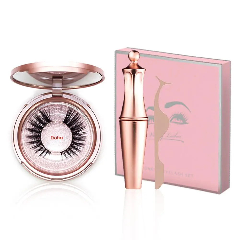 Magnetic Upgrade Model Pink High-end Gift Box Eyeliner Set Magnetic Eyeliner Set Magnetic False Eyelashes Magnetic Upgrade Model Pink High-end Gift Box Eyeliner Set Magnetic Eyeliner Set Magnetic False Eyelashes