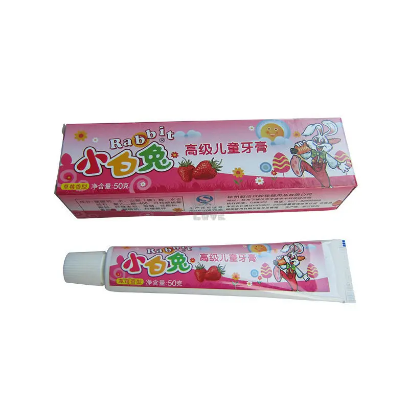 50g Strawberry Baby toothpaste Babycare Child toothpaste Fruit flavor
