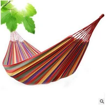Haute Qualité Portable En Plein Air Jardin Hamac Accrochez LIT Voyage Camping Swing Toile Bande