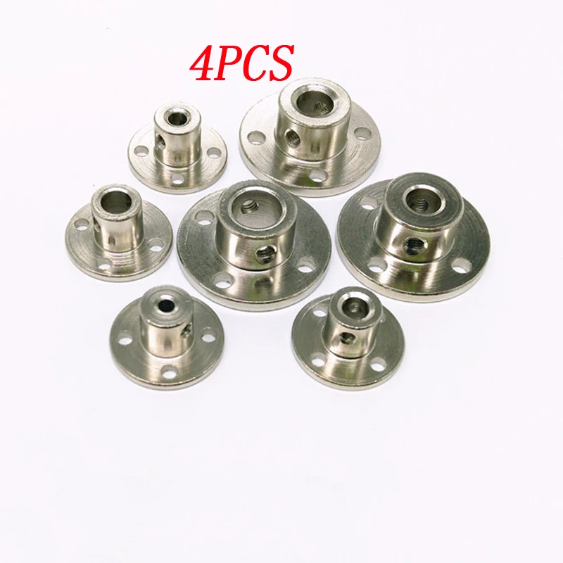 4PCS/LOT Metal Flange Coupling 3/4/5/6/7/8/10mm Shaft Motor Connector Bearing Spare Parts for RC Boat/Car Model | Игрушки и хобби