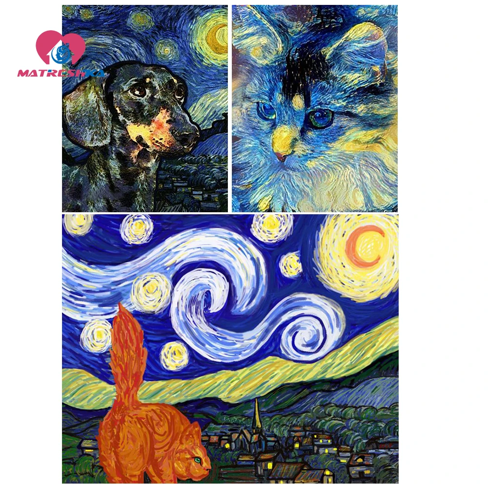 Aliexpress.com : Buy Diamond embroidery van gogh bluesky diamond