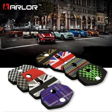 2 uds para Mini Cooper Clubman carbio roadster coupe R55 R56 R57 R58 R59 Puerta de coche resistente al óxido de cerradura de puerta hebilla cubierta union jack