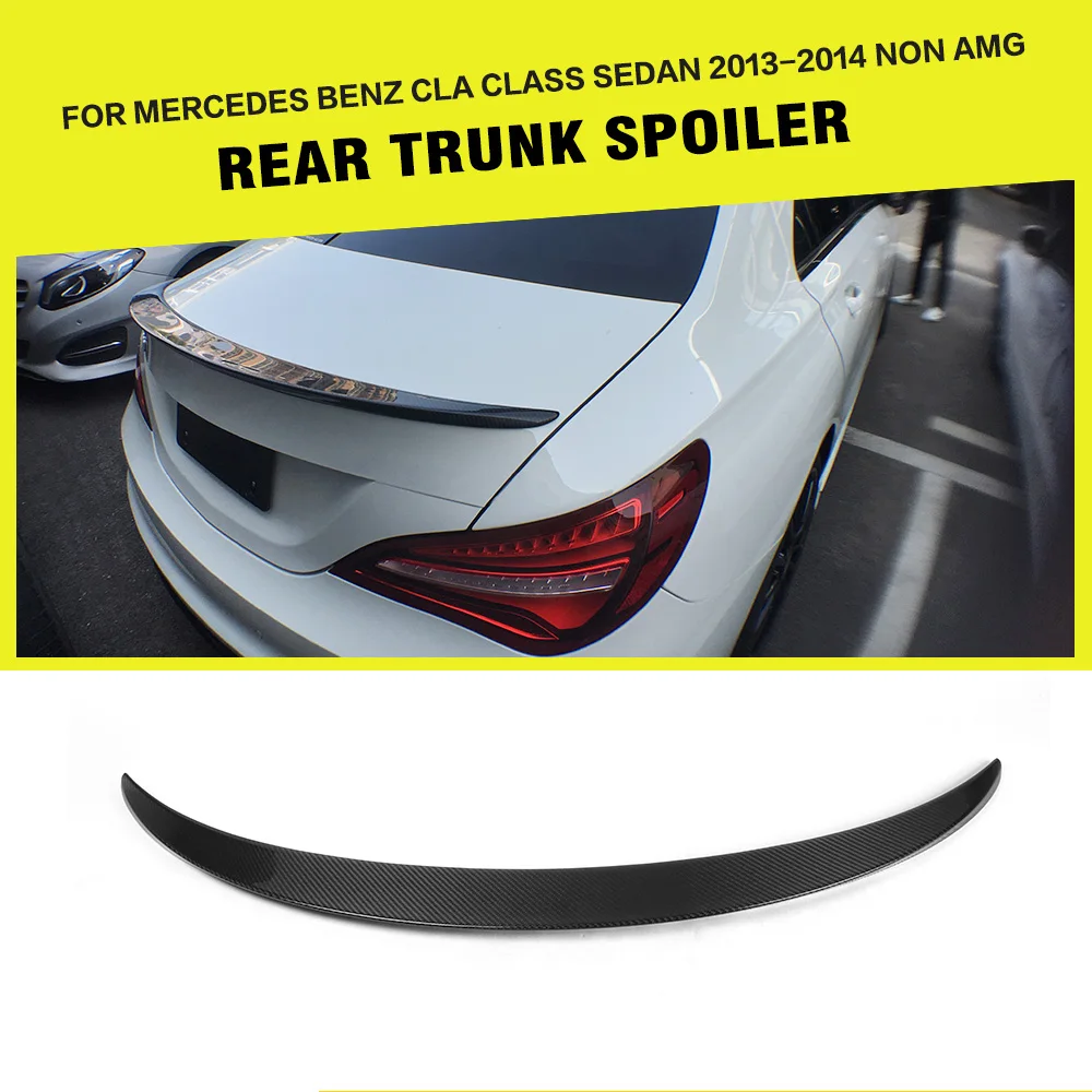 Carbon Fiber Racing Trunk Spoiler Lip Wing for Mercedes Benz CLA Class