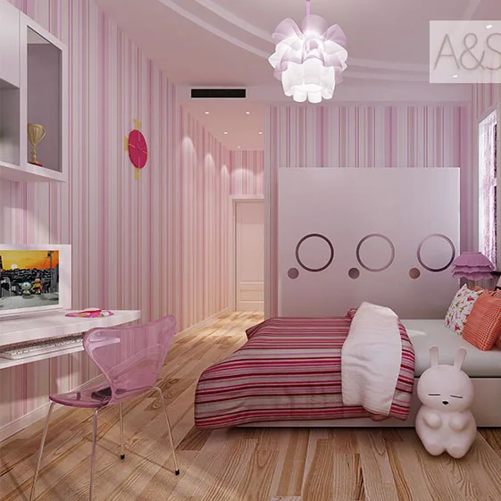 3d Papel De Parede Pembe Dikey Cizgili Vinil Duvar Kagidi Rulolari Cocuk Kiz Cocuk Odasi Duvar Kagidi Duvar Kaplamalari Vinyl Wallpaper Rolls Wallpaper Rollwall Paper Aliexpress
