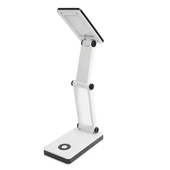 

LED Desk Light AA Battery Powered/USB Rechareable Desk Lamp 21 LED High Brightness Folding White Light Reading Table Lamp