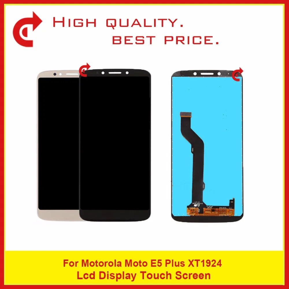

High Quality Replacement 6.0" For Motorola Moto E5 Plus XT1924 Full Lcd Display With Touch Screen Digitizer Panel Assembly