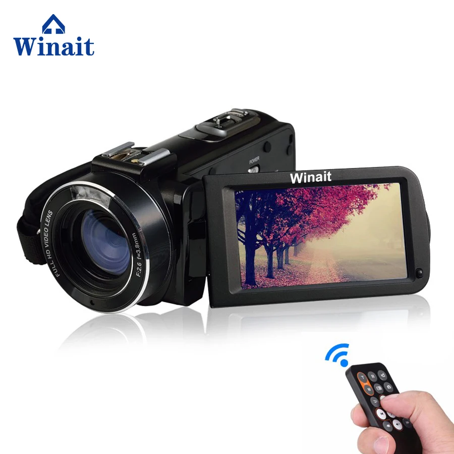 Winait Wifi 24Mp Full HD видео 3," сенсорная панель экран NP-40 литиевая батарея мини видеокамеры Цифровые видеокамеры HDV-Z20