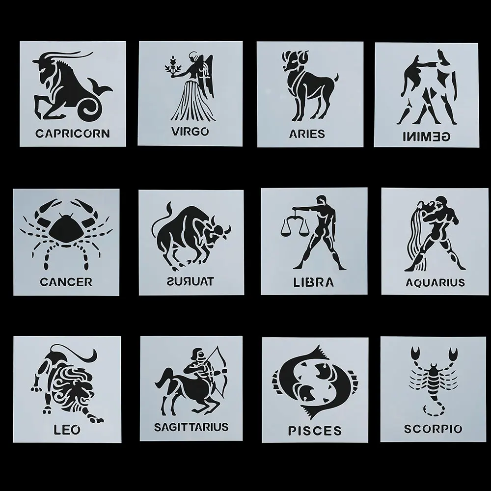 New 30pcs Lot Glitter Tattoo Stencil Drawing For Man Body Painting