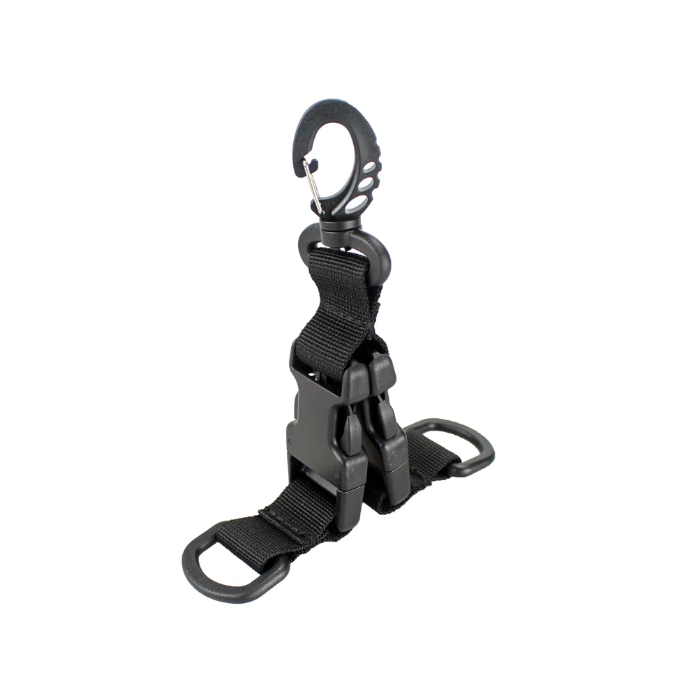 Molle лямки зажим для рюкзака нейлоновая лента Пряжка прикрепить ремень клип комплект карабин ремень застежка d-типа подвесное кольцо брелок