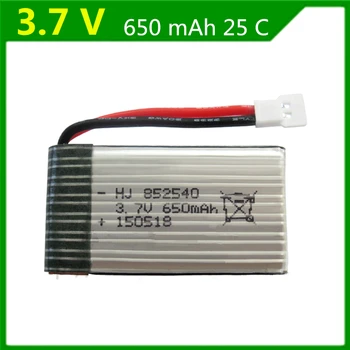 

20PCS/LOT 3.7V 650mAh Syma X5C CX-30 four-axis model aircraft 3.7V 650mAh lithium battery 852540