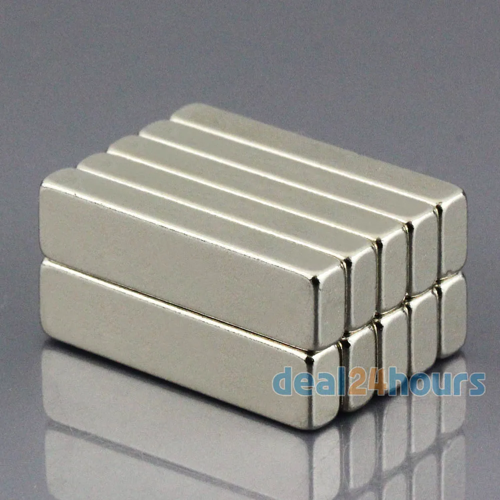 Lot of 10 New Neodymium Rare Earth N50 Grade 20mm x 5mm x 3mm
