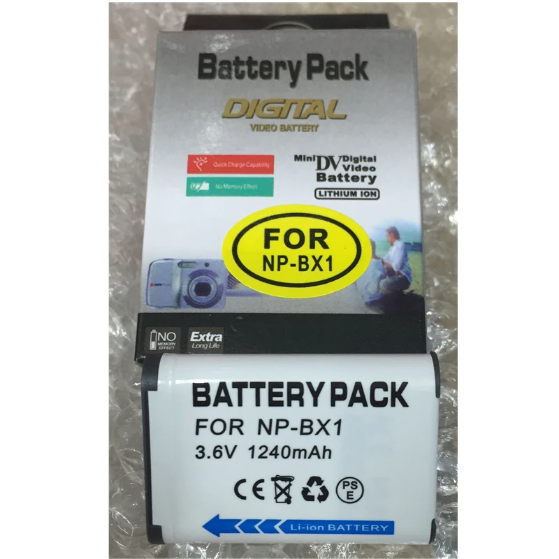 

NPBX1 NP-BX1 lithium batteries np bx1 Digital camera battery For Sony DSC RX1 RX100 AS100V M3 M2 HX300 HX400 HX50 HX60 GWP88