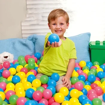 

25-200 Pcs Plastic Ball Eco-Friendly Colorful Balls Soft Kid Swim Pit Toy Outdoor Beach Ocean Wave Ball Water Pool Children Toys