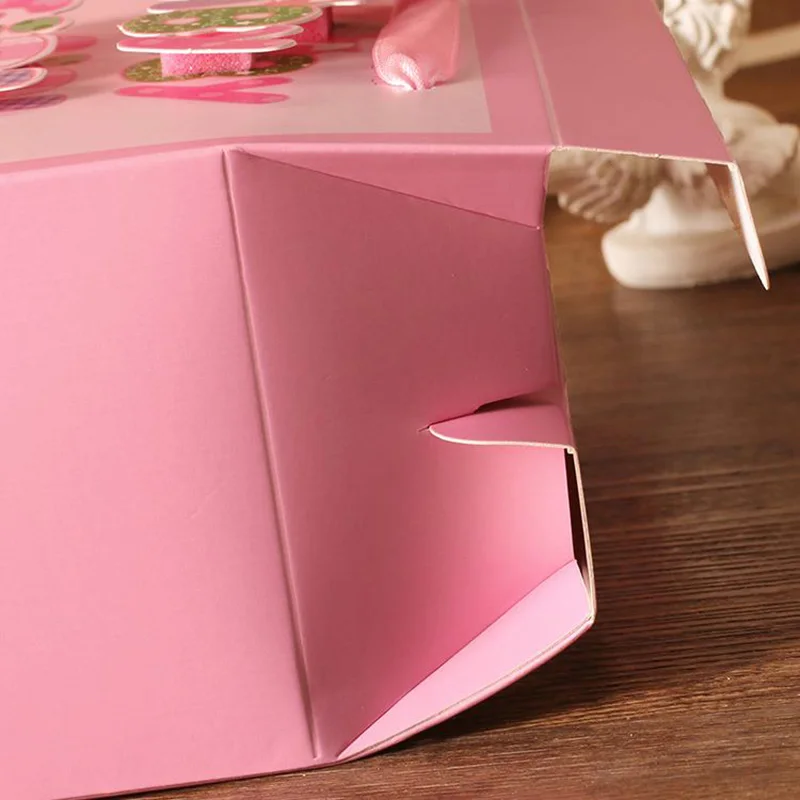 10 шт., детская Подарочная сумка с ручкой для мальчиков и девочек, супер большая подарочная коробка, коробочка для конфет на вечеринку, Классическая подарочная упаковка