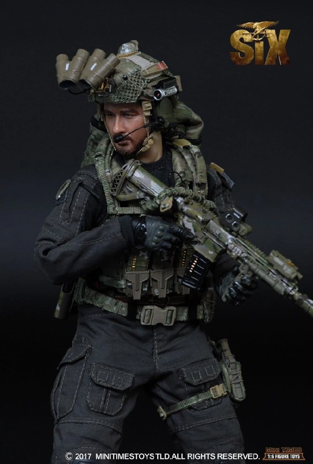 Коллекция игрушек Mini times, MT-M008 1/6, команда SEAL Team Six Solider, Мужская фигурка, полный набор