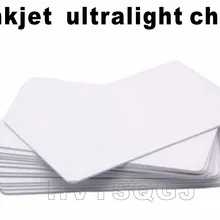 1000 шт ПВХ струйная карта с MF ультралегкие чип карты